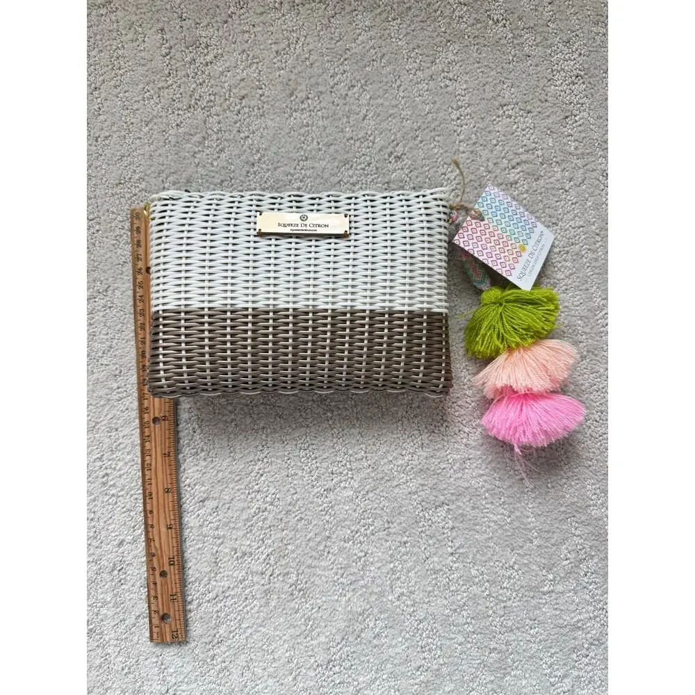 Squeeze de Citron Boardwalk Gold Lemon Drop small clutch